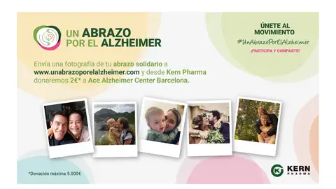 &quot;Un abrazo por el Alzheimer&quot;, campaña para concienciar sobre las necesidades emocionales de los enfermos