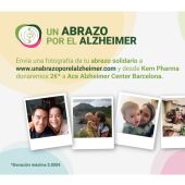 "Un abrazo por el Alzheimer", campaña para concienciar sobre las necesidades emocionales de los enfermos