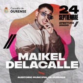 Maikel Delacalle e Mago de Oz actuarán proximamente na cidade de Ourense