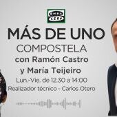 Mas de uno Compostela Ramón Castro y María Teijeiro