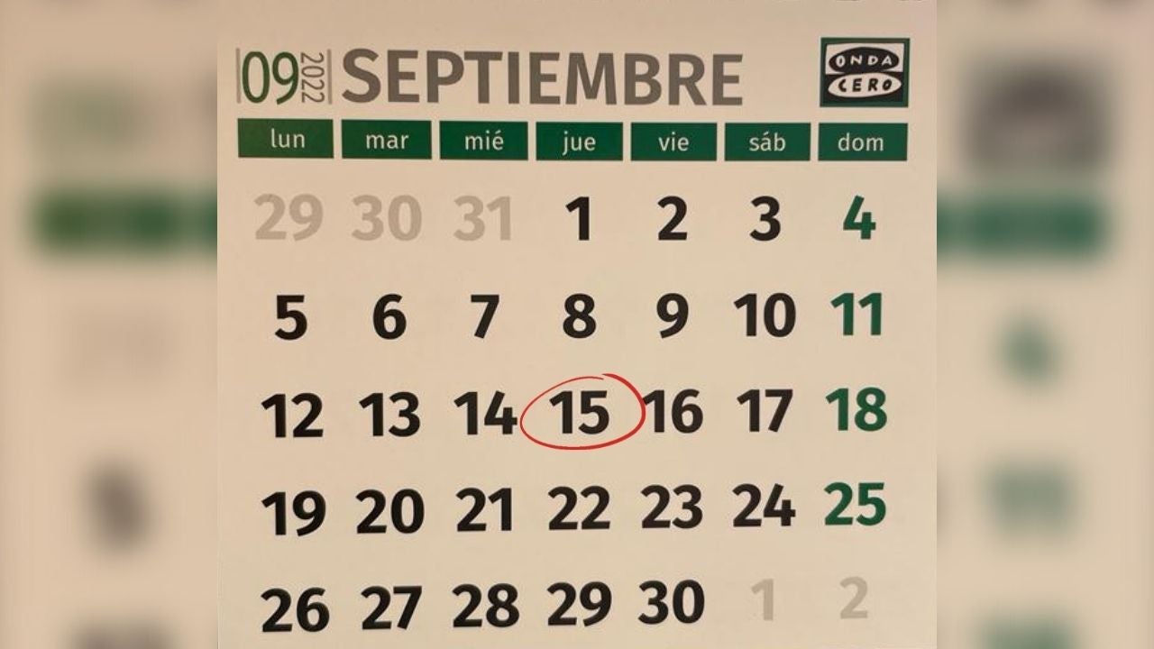 Qué se celebra este 15 de septiembre: comunidades donde es festivo Qué se celebra este 15 de septiembre: comunidades donde es festivo