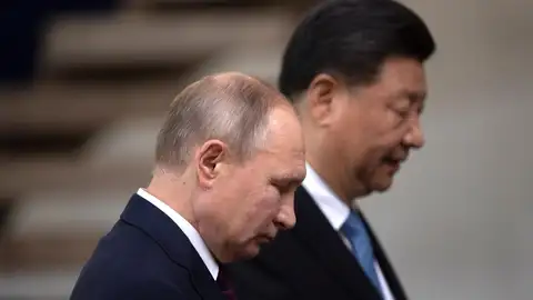 El presidente ruso, Vladimir Putin, y el chino, Xi Jinping, en una foto de archivo El presidente ruso, Vladimir Putin, y el chino, Xi Jinping, en una foto de archivo