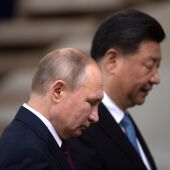 El presidente ruso, Vladimir Putin, y el chino, Xi Jinping, en una foto de archivo