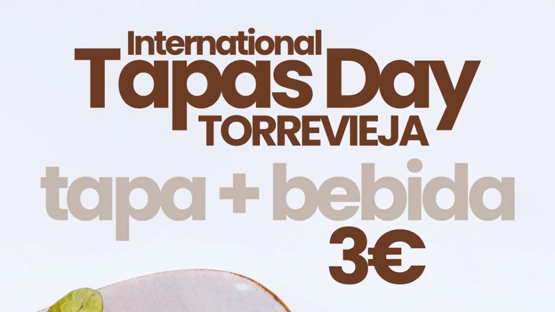 El International tapas day se celebrará el próximo 24 de septiembre en Torrevieja   
