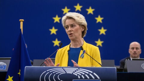 La presidenta de la Comisi&oacute;n Europea, Ursula Von Der Leyen