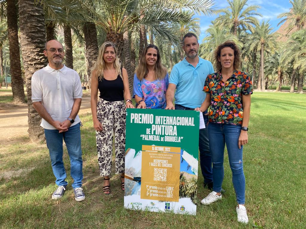 Medio Ambiente presenta el I Concurso Internacional de Pintura “Palmeral de Orihuela” Medio Ambiente presenta el I Concurso Internacional de Pintura “Palmeral de Orihuela”