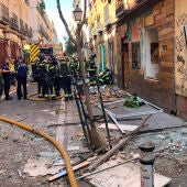 Una mujer grave tras una explosión de gas en el centro de Madrid