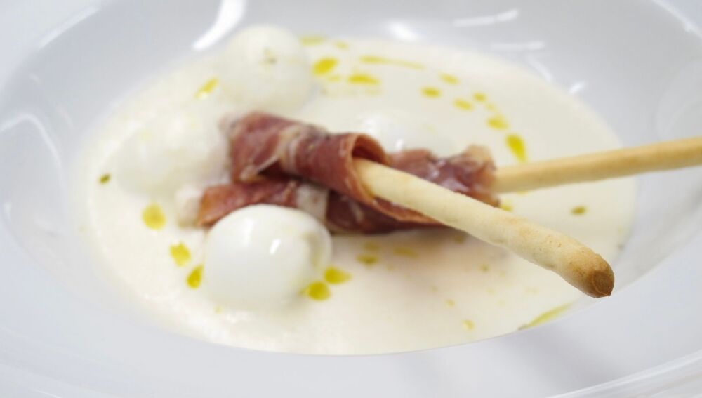 Receta de ajoblanco de melón 