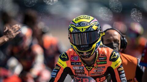 Fermín Aldeguer, piloto de Moto2, en Motegi