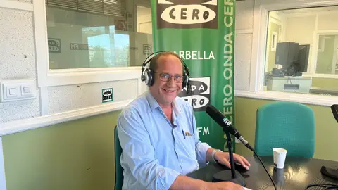 Pancho Portas, presidente de la asociación Yodoy, en los estudios de Onda Cero Marbella Pancho Portas, presidente de la asociación Yodoy, en los estudios de Onda Cero Marbella
