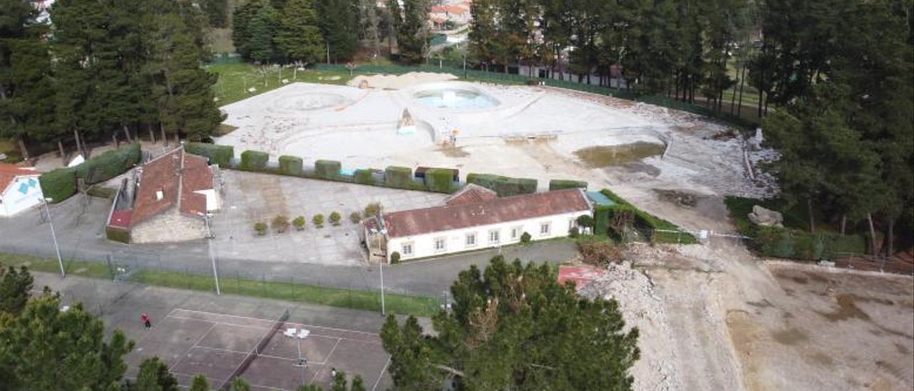 O BNG demanda a renaudación das obras do parque acuático de Pereiro O BNG demanda a renaudación das obras do parque acuático de Pereiro