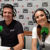 Isa López, precursora del ensayo, profesional del Ejercicio Físico y de la Nutrición, junto a César Martín, del Oxígeno Sport and Wellness Isa López, precursora del ensayo, profesional del Ejercicio Físico y de la Nutrición, junto a César Martín, del Oxígeno Sport and Wellness