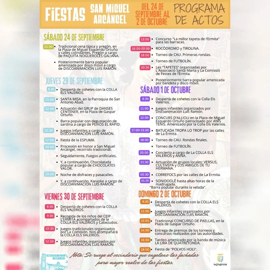 La Ermita de La Vila Joiosa celebra sus fiestas de San Miguel La Ermita de La Vila Joiosa celebra sus fiestas de San Miguel