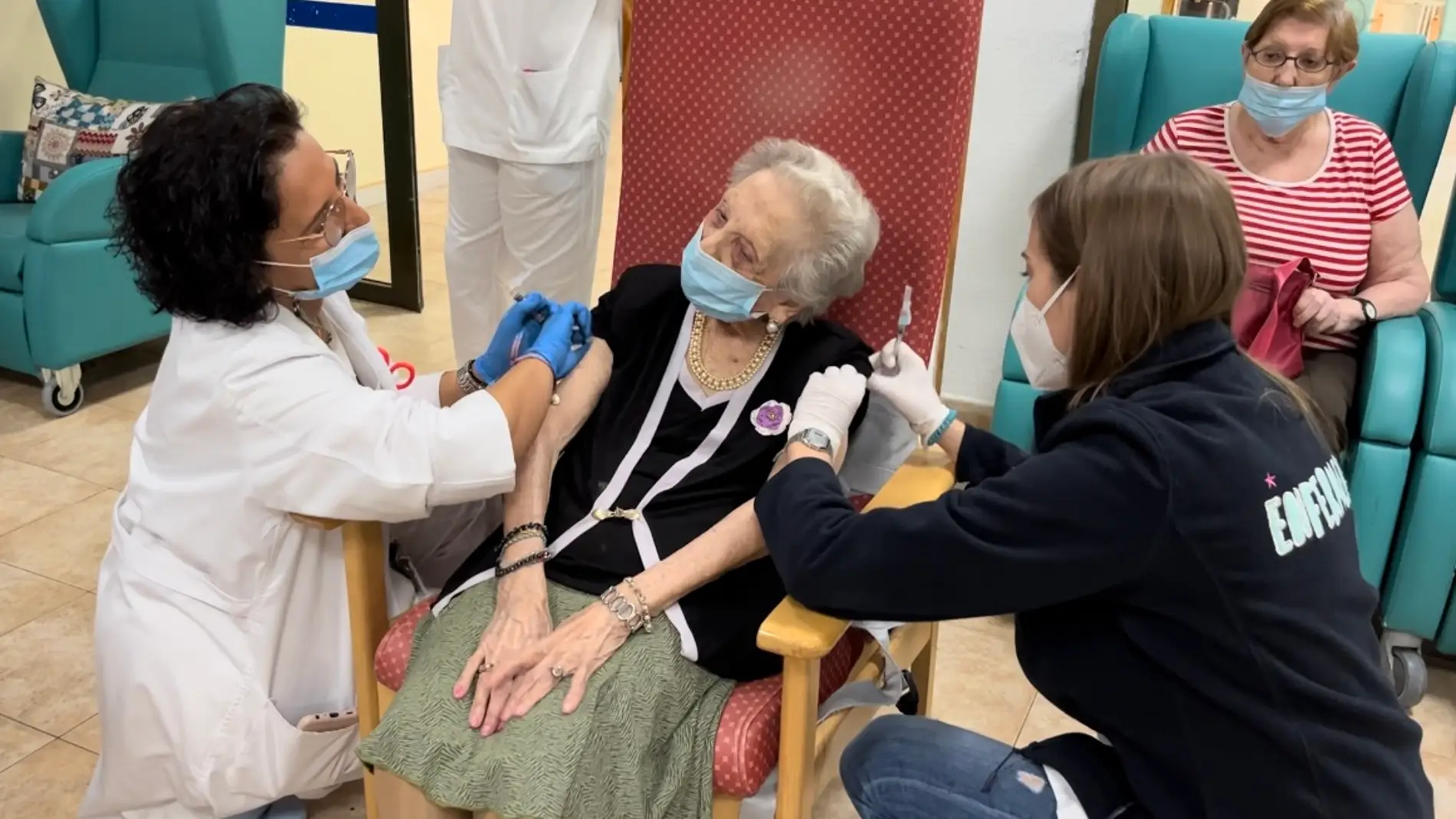 Vacunación covid y gripe en Albacete