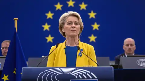 La presidenta de la Comisión Europea, Ursula von der Leyen La Comisión Europea califica de "sabotajes" las fugas detectadas en los gasoductos Nord Stream