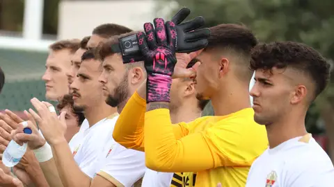 El once inicial del Elche Ilicitano, en un partido en la temporada del Centenario El once inicial del Elche Ilicitano, en un partido en la temporada del Centenario