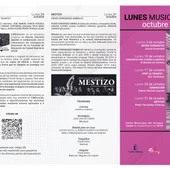 Conciertos de los "Lunes Musicales" Conciertos de los "Lunes Musicales"