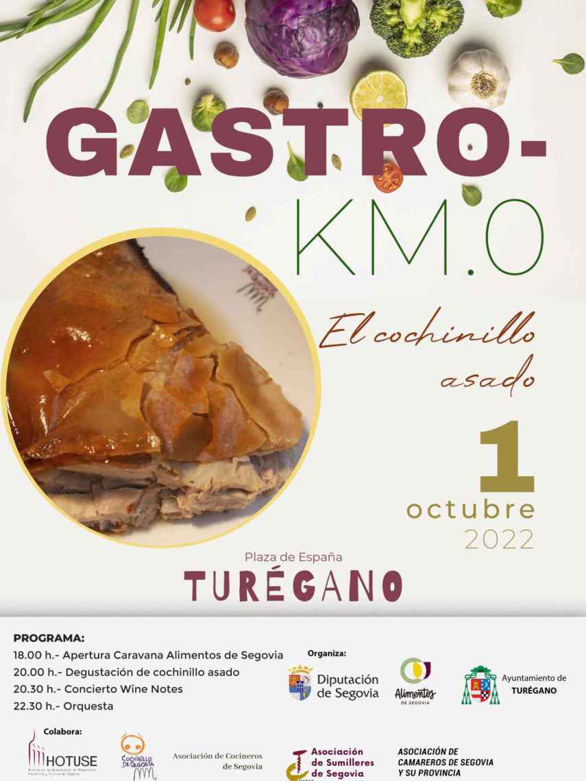 El cochinillo será el protagonista del primer evento Gastro-Km 0 que acogerá Turégano El cochinillo será el protagonista del primer evento Gastro-Km 0 que acogerá Turégano