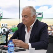 Esteban González Pons, vicesecretario institucional del PP y eurodiputado, durante su entrevista en 'Más de uno'