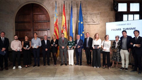 Los premiados han recibido su galard&oacute;n en el Palau de la Generalitat