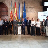 Los premiados han recibido su galardón en el Palau de la Generalitat