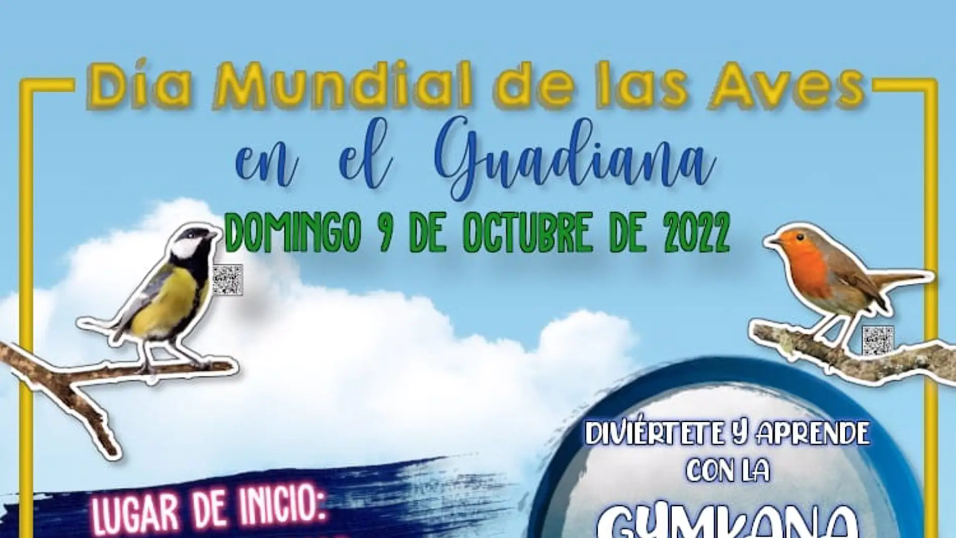 La CHG desarrollará el 9 de octubre en Badajoz actos sobre la importancia de la aves en el tramo urbano del Guadiana