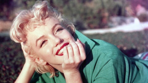 Marilyn Monroe, en 1954 en Palm Springs, California.