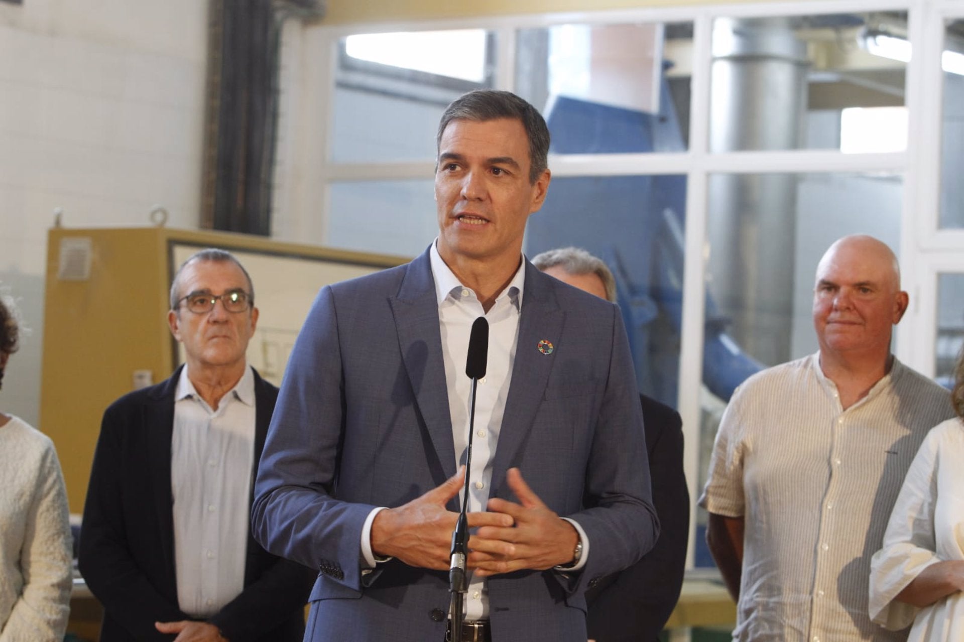 El presidente del Gobierno, Pedro Sánchez, anuncia en Mallorca la aprobación de la parte fiscal del REB El presidente del Gobierno, Pedro Sánchez, anuncia en Mallorca la aprobación de la parte fiscal del REB