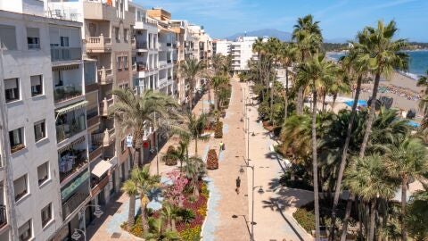 Fotograf&iacute;a de la avenida de Espa&ntilde;a, en Estepona