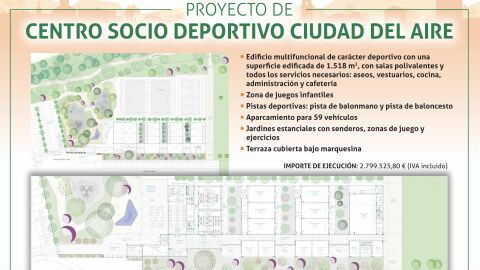 El ayuntamiento de Alcal&aacute; de Henares presenta el proyecto de Centro Socio Deportivo para el barrio de Ciudad del Aire