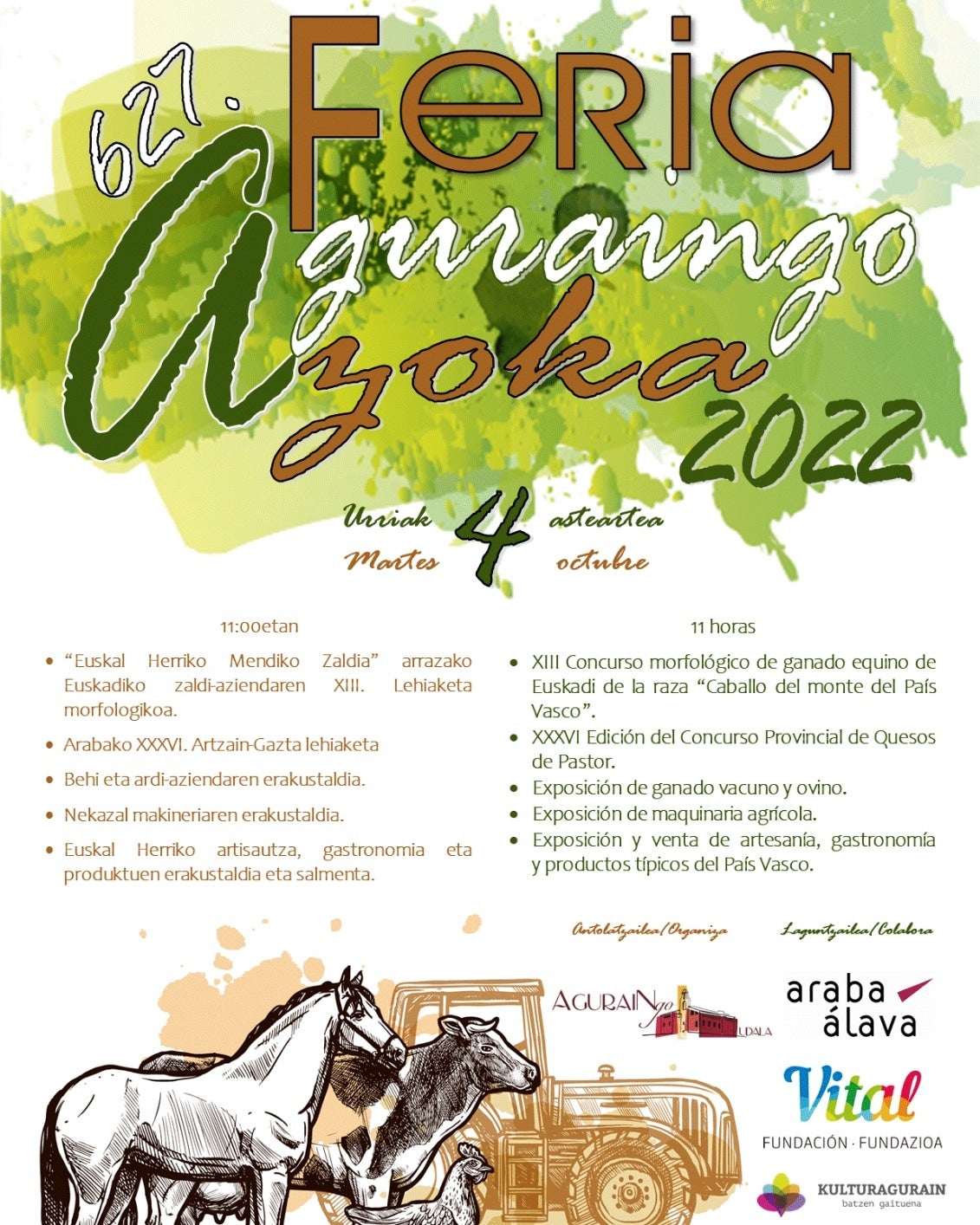 Tradición e historia centenaria en la Feria de ganado de Agurain Tradición e historia centenaria en la Feria de ganado de Agurain