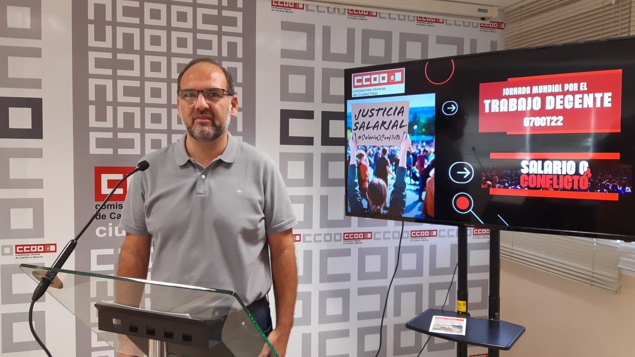 CCOO pide a los empresarios de Ciudad Real que entiendan que la inflación se debe incluir en la negociación colectiva CCOO pide a los empresarios de Ciudad Real que entiendan que la inflación se debe incluir en la negociación colectiva