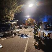 Fallece un hombre en una colisión frontal en Villaviciosa