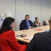 Puig, en Bruselas con representantes de la Dirección General de Energía de la Comisión Europea.