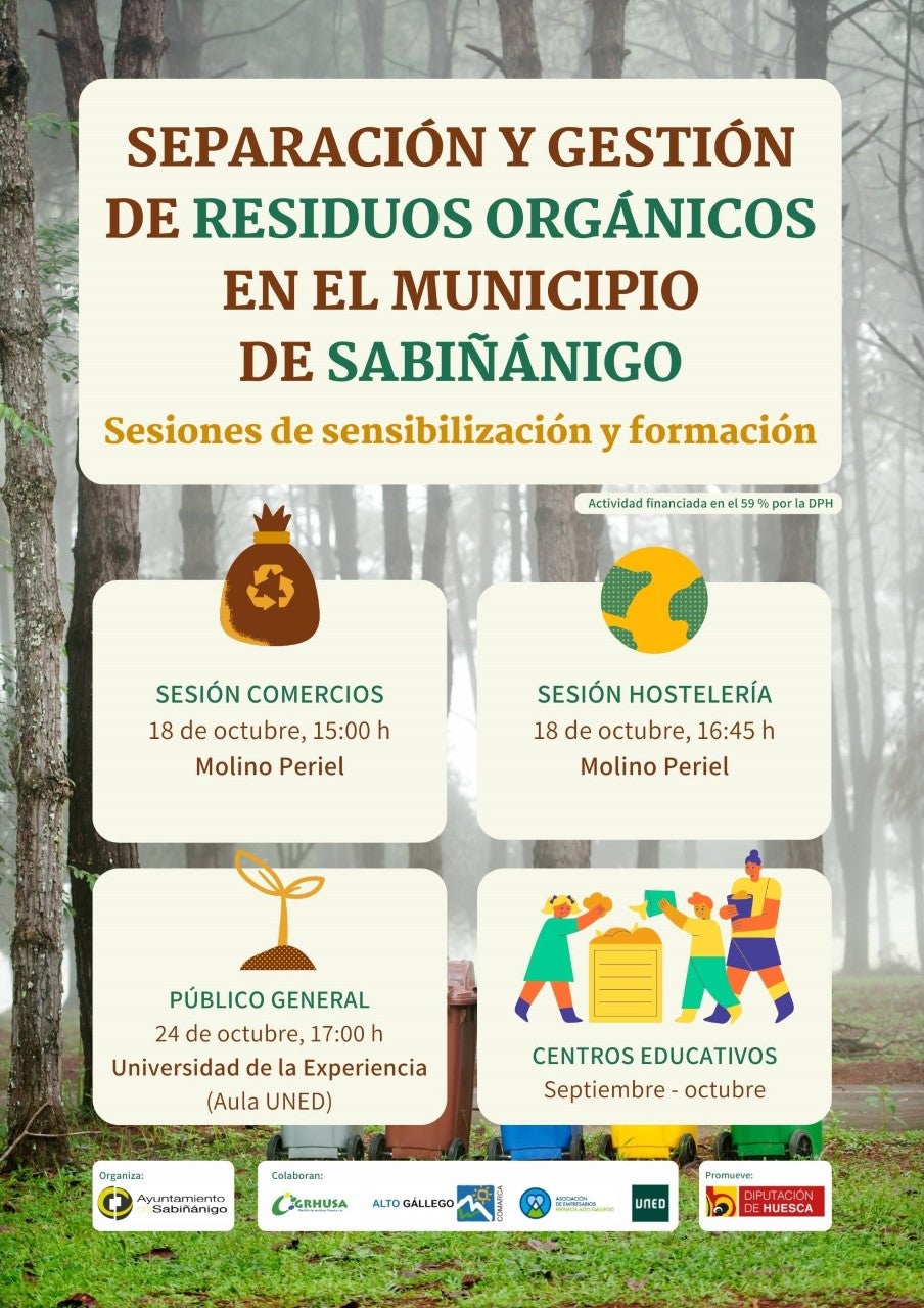 Campaña de sensibilización e información de residuos orgánicos en Sabiñánigo Campaña de sensibilización e información de residuos orgánicos en Sabiñánigo