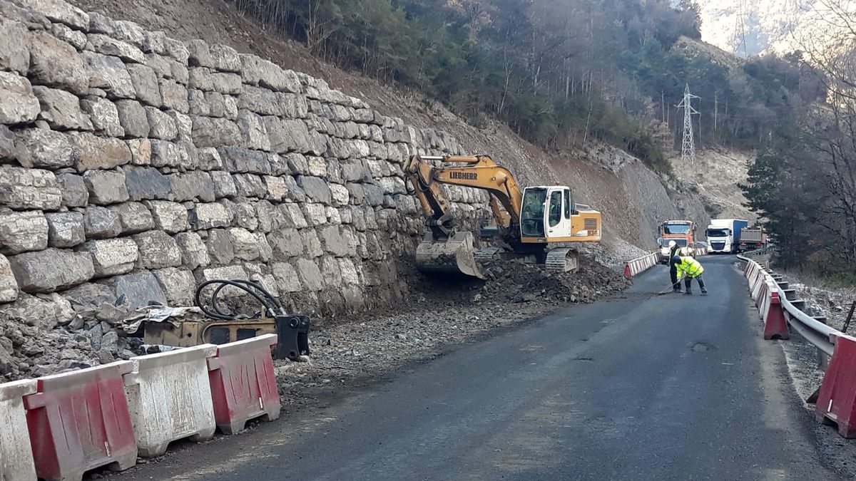 Nuevo corte por obras en la N-260 Nuevo corte por obras en la N-260