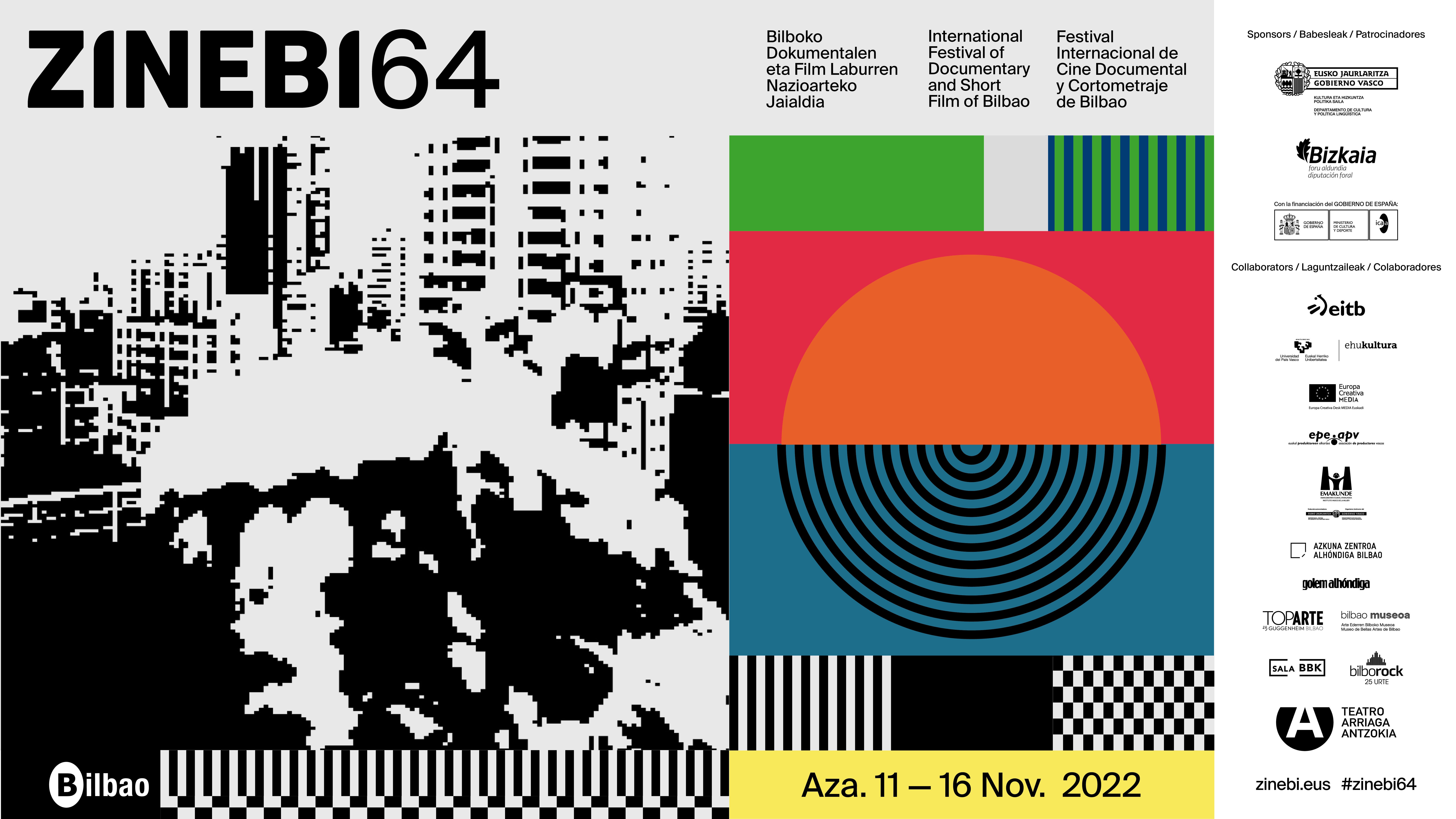 ZINEBI vuelve a la presencialidad total en su 64 edición ZINEBI vuelve a la presencialidad total en su 64 edición