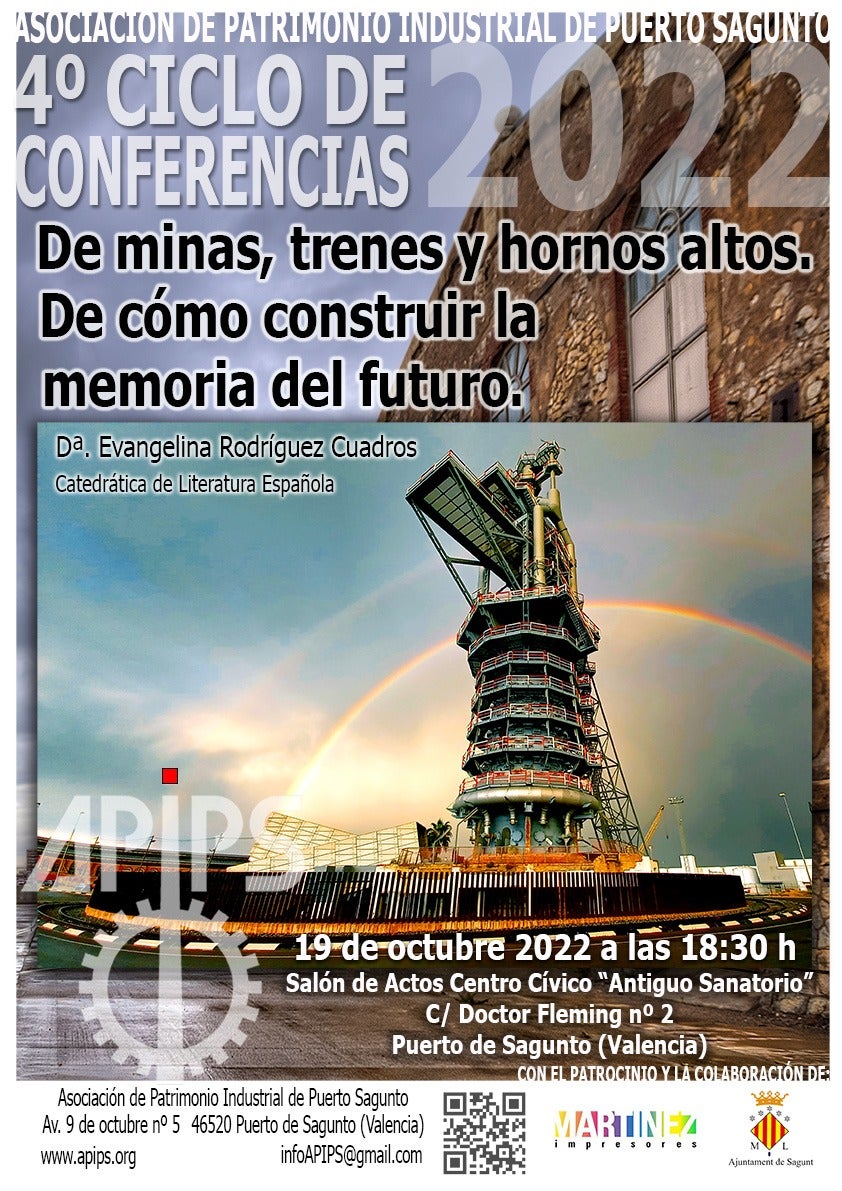 Evangelina Rodríguez impartirá la próxima conferencia del ciclo de la APIPS Evangelina Rodríguez impartirá la próxima conferencia del ciclo de la APIPS