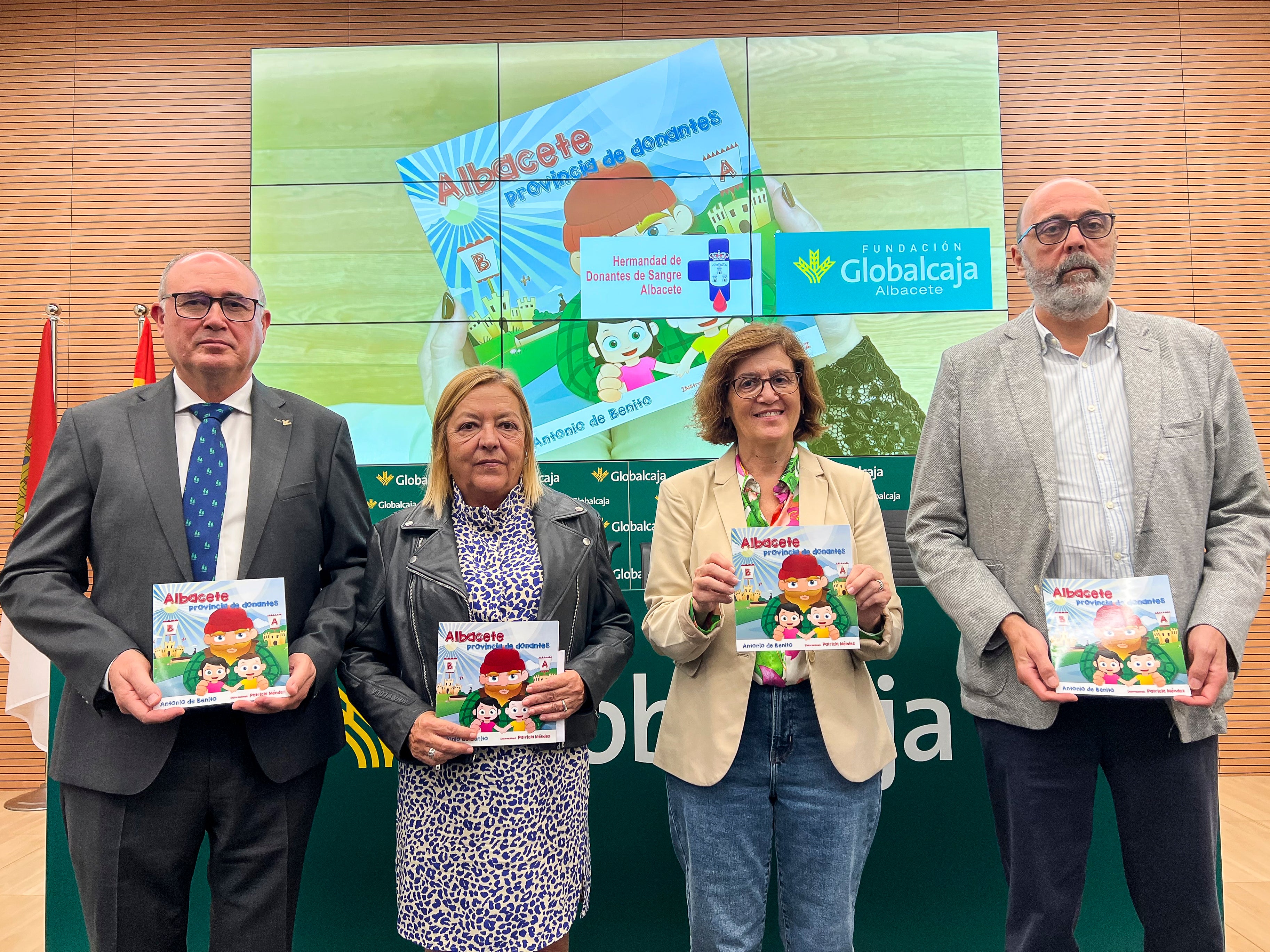 Donantes de Sangre y Fundación Globalcaja presentan una campaña de animación a la lectura y donación entre niños de Primaria Donantes de Sangre y Fundación Globalcaja presentan una campaña de animación a la lectura y donación entre niños de Primaria