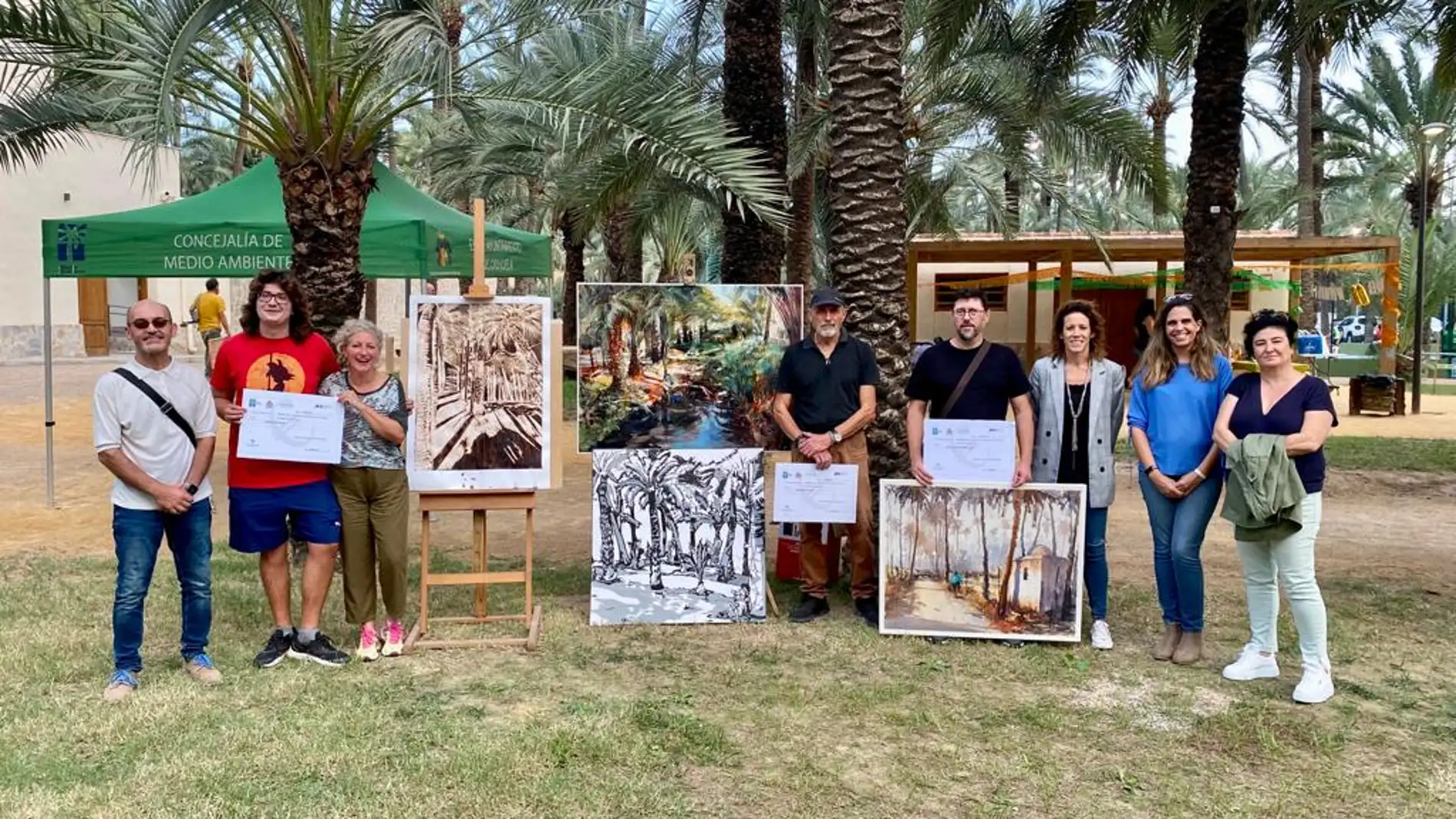 Blai Tomás Ibáñez gana el I Concurso Internacional de Pintura ‘Palmeral de Orihuela’   