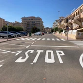 Finalizan los trabajos de repintado de marcas viales horizontales en La Mata Finalizan los trabajos de repintado de marcas viales horizontales en La Mata