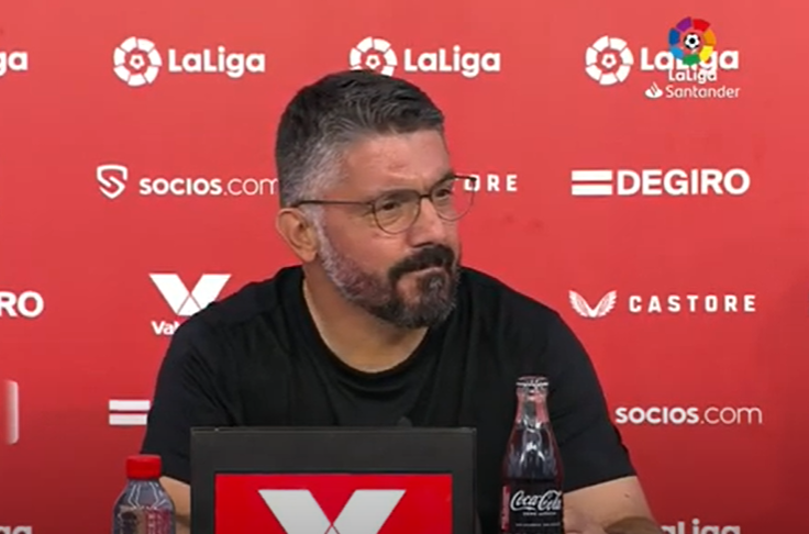 Gattuso: "Lo de Gayá puede pasar, esto es fútbol" Gattuso: "Lo de Gayá puede pasar, esto es fútbol"