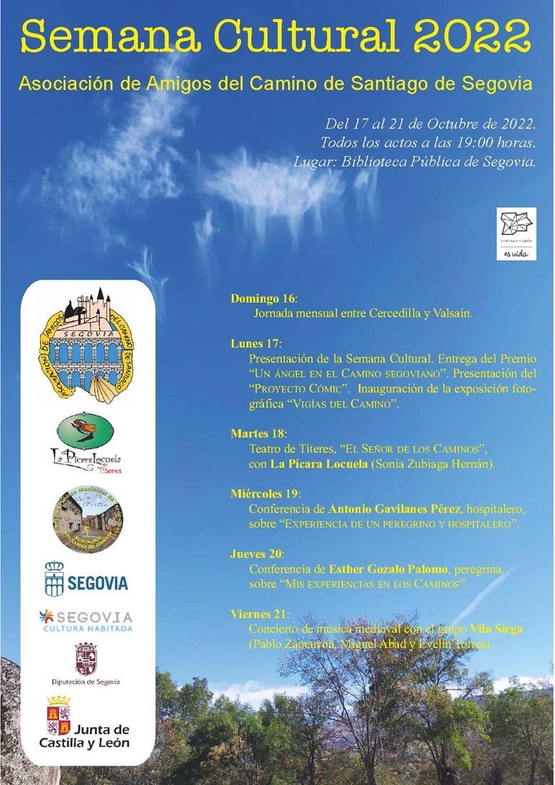 Amigos del Camino de Santiago celebra estos días su semana Cultural Amigos del Camino de Santiago celebra estos días su semana Cultural