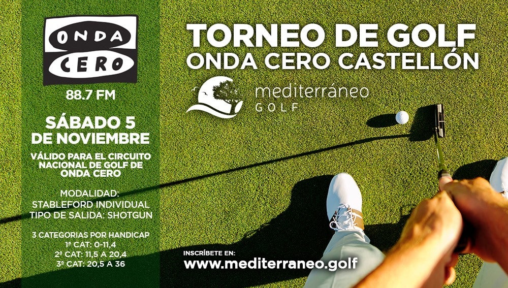 Mediterráneo Golf acoge el IX Torneo Onda Cero Castellón Mediterráneo Golf acoge el IX Torneo Onda Cero Castellón
