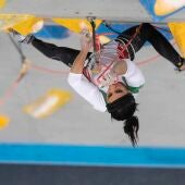 La escaladora iraní Elnaz Rekabi
