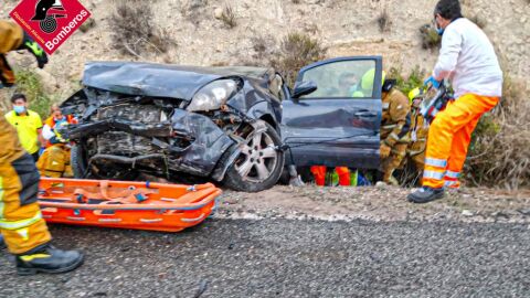 Accidente en la AP-7