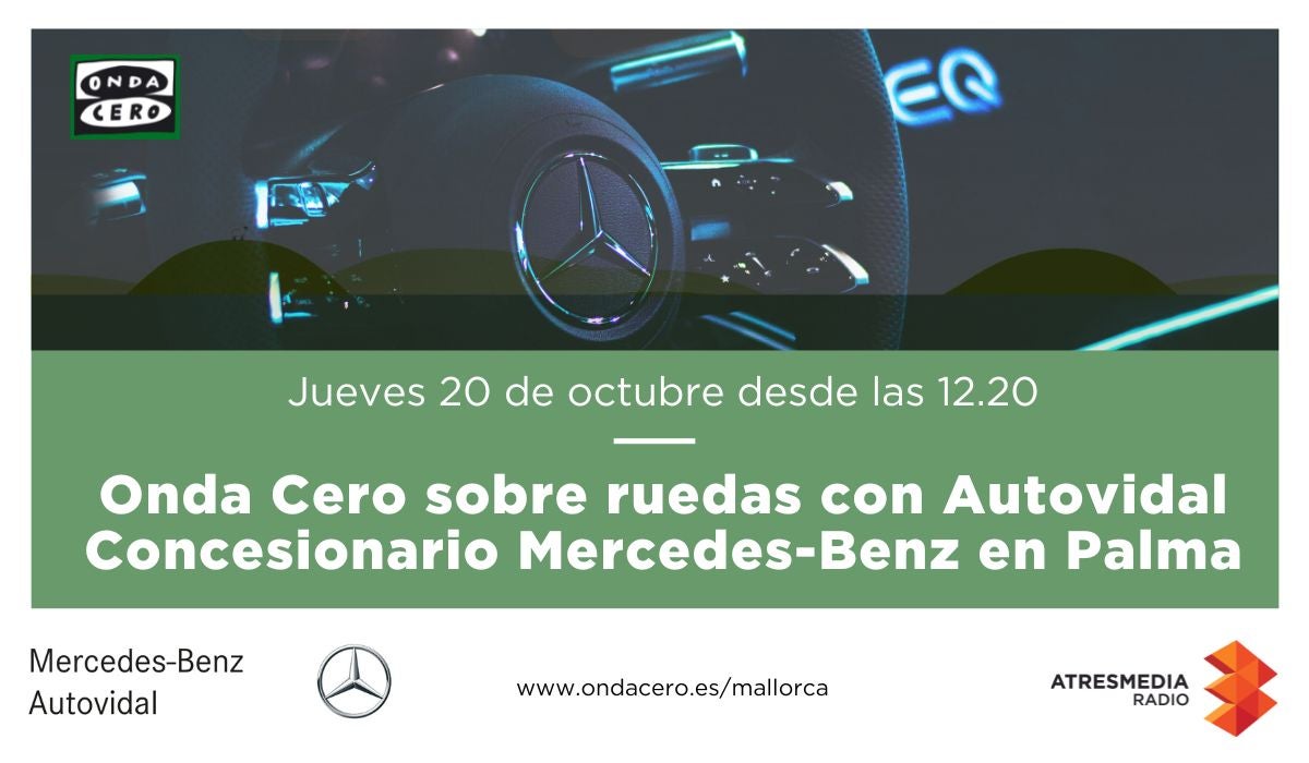 ¡Vuelve a escuchar el especial 'Más de Uno Sobre Ruedas' con Mercedes Benz Autovidal! ¡Vuelve a escuchar el especial 'Más de Uno Sobre Ruedas' con Mercedes Benz Autovidal!