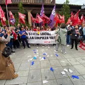 Las trabajadoras de la limpieza se concentran en Toledo Las trabajadoras de la limpieza se concentran en Toledo