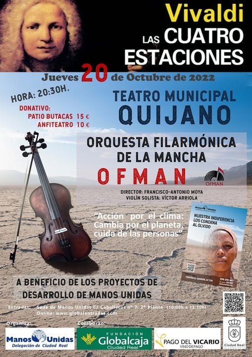 La OFMAN ofrece este jueves en el Quijano un concierto benéfico La OFMAN ofrece este jueves en el Quijano un concierto benéfico