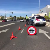 Un control de tráfico de la Policía Local de Ciudad Real Un control de tráfico de la Policía Local de Ciudad Real